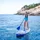 Aqua Marina Vibrant 244 x 76 x 15 cm blau