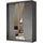 masseno Schwebetürenschrank VOCE 160 x 216 x 61 cm Grau