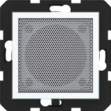 Hager WAN6211WG Lautsprecher für Radio Touch A.x/C.x, lichtweiß glänzend