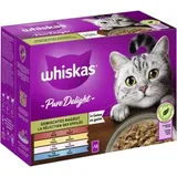 Whiskas PureDelight Gemischtes Ragout in Gelee 12 x 85 Gramm Katzennassfutter