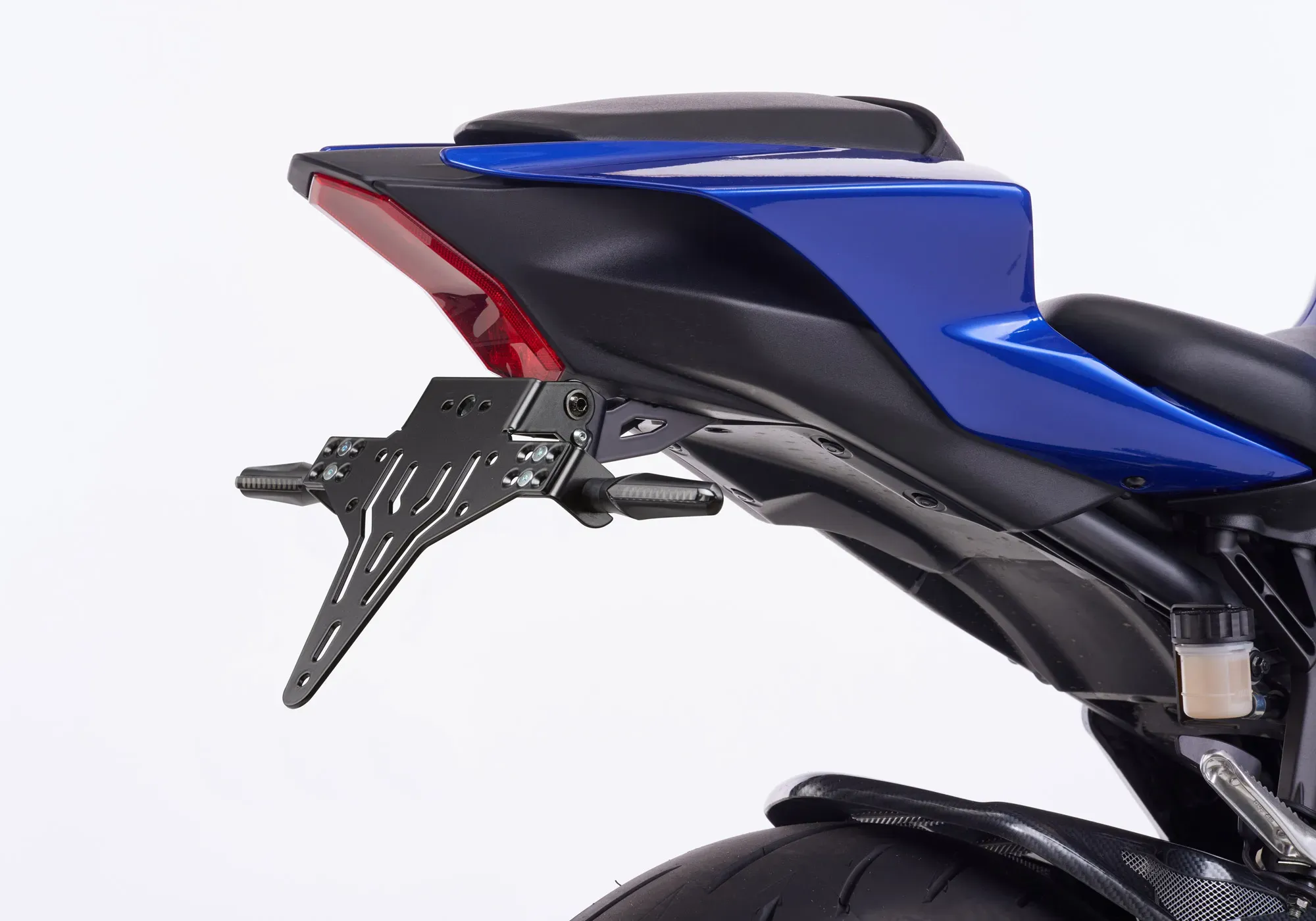 PROTECH kentekenplaathouder RVS gepoedercoat zwart, zwart