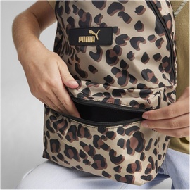 Puma Core Pop Backpack Prairie tan/animal AOP