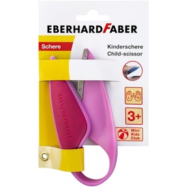 Eberhard Faber Kinderschere pink für Linkshänder und Rechtshänder