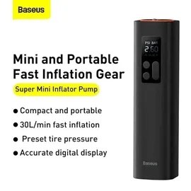 Baseus CRCQ000001 Mini Autokompressor schwarz