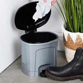 northix Tretmülleimer 3 l Grau