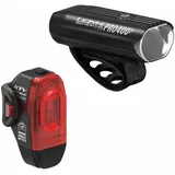 Lezyne Hecto Pro 400+ & KTV Drive Akku Beleuchtungsset StVZO Schwarz Modell 2024