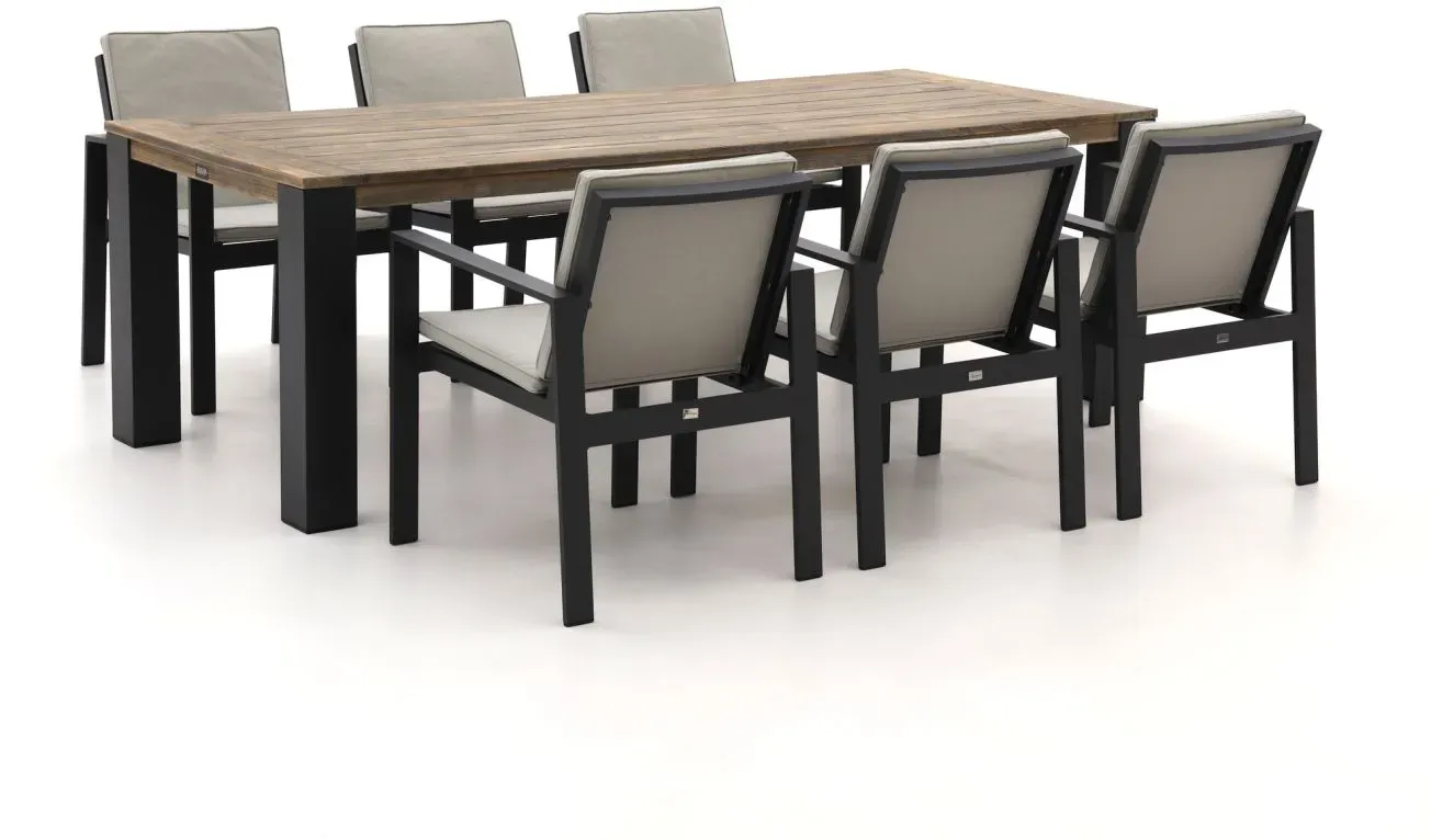 Bellagio Vezzano/ROUGH-X 240 cm Gartenmöbel-Set 7-teilig