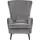 Home Affaire "Sallito, Ohrensessel, TV-Sessel", grau, B:76cm H:109cm T:85cm, Struktur Hahnentritt (67% Polypropylen, 33% Polyester);Samtoptik (100% Polyester);Fellimitat (100% Polyester);Samtcord (92% Polyester, 8% Polyamid);Struktur (100%