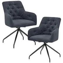 Set One by Musterring 2er-Set set one by Musterring Stuhl Seattle Stoff Grau Anthrazit