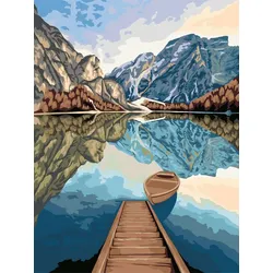 Ravensburger CreArt - Malen nach Zahlen 23909 - Seeblick - ab 12 Jahren - Malen auf Leinwand