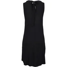 LASCANA Jerseykleid in weit schwingender Form mit Taschen, figurumspielend Sommerkleid mit Bindeband im Nacken, elegantes Viskosekleid, Festival schwarz 34