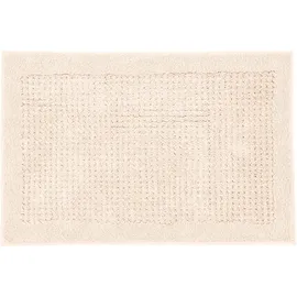 KLEINE WOLKE Badteppich Net 60 cm Baumwolle Beige Natur