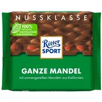 11 Tafeln a 100g Ritter Sport ganze Mandel Schokolade