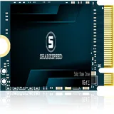 S SHARKSPEED M.2 2230 SSD 256GB NVMe PCIe Gen 4.0x4 30mm, SSD Festplatte Intern Solid State Drive für Steam Deck Surface Pro7+/ProX/laptop3/laptop4/laptop Go(256GB, M.2 2230)