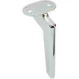 Loft Möbelfuß Silber Chrom Höhe 15 cm