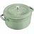 Staub Cocotte 28 cm rund salbeigrün