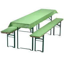 nyvi Bierbankauflagen Set 240 x 70 cm grün 3-tlg.