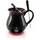 Swissmar F66328 Indulge Schokoladen Fondue Becher Set 4-teiliges, Keramik/Edelstahl, Schwarz, 125ml, Schokofondue Teelicht Beheizt, mit 2 Fondue Gabeln, Spülmaschinenfest, Geschenkset