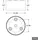 LTS Licht & Leuchten LED-Anbaudownlight VTFM-A101,840/DALIws