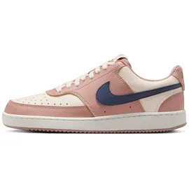 Nike Court Vision Low Next Nature Damen Particle Pink/Pale Ivory/Metallic Gold/Midnight Navy 38