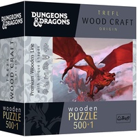 Trefl 20181 Wood Craft Dungeons & Dragons Holzpuzzle, Mehrfarbig