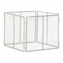 vidaXL Gartenkomposter 85x85x70 cm Verzinktes Eisen