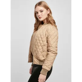 URBAN CLASSICS Diamond Quilt Nylon Steppjacke Union Beige M