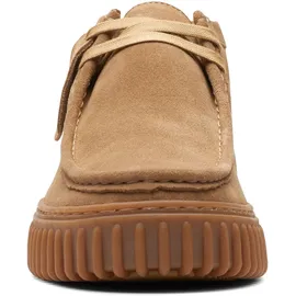 CLARKS Torhill Hi Dark Sand Suede 43 EU