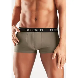 Buffalo Hipster 4er Pack Bunt (Bordeaux / Petrol / Khaki / Grau) S