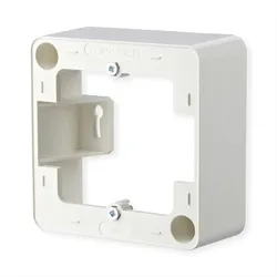 METZ CONNECT Aufputzrahmen 85 x 85 x 35 mm1-fach, reinweiß