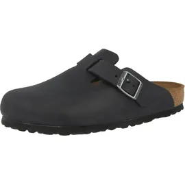 Birkenstock Boston Nubukleder geölt schwarz 38