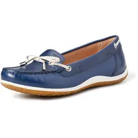 GEOX Damen D Vega Moc B Mokassins ,BLUE/SKIN,40 EU