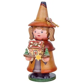 Hubrig Volkskunst GmbH Räuchermännchen Wichtel Pfefferkuchenhaus - 14 cm