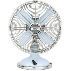 H.Koenig JOE50 Tischventilator / Retro-Design / Metall / blau