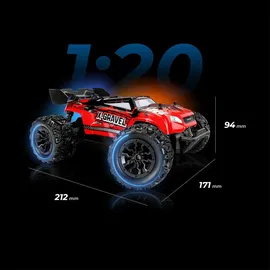 Overmax RC-Auto X-Gravel 1:20 2CH RTR rot/grün