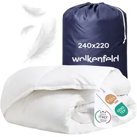 Wolkenfeld Winterbettdecke Daunendecke Anti-Milben, Hypoallergen, Waschbar, extrawarm 1 Stk. tlg.