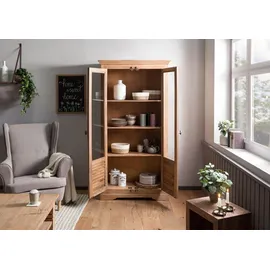 MASSIVMOEBEL24.DE Vitrine TOULOUSE 97 x 45 x 190 cm Beige