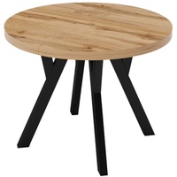 JVmoebel Esstisch Design Esstisch Holz Tische Esszimmer Möbel Runden Tische Modern Neu (1-St., Esstisch) beige
