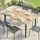 Outsunny Gartentisch 150 x 90 x 73 cm Braun
