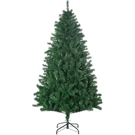Homcom Weihnachtsbaum 1,8 m Christbaum Tannenbaum Äste Metallfuß PVC