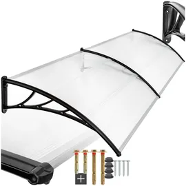 Tectake tectake® Vordach transparent
