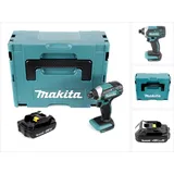 Makita DTD 152 Y1J 18V Li-Ion Akku Schlagschrauber im Makpac + 1x BL 1815 N 1,5 Ah Li-Ion Akku - ohne Ladegerät