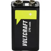 VOLTCRAFT 9V Block-Akku NiMH 270 mAh 8,4V