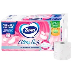 Zewa Toilettenpapier Ultra Soft 4-lagig, 16 Rollen