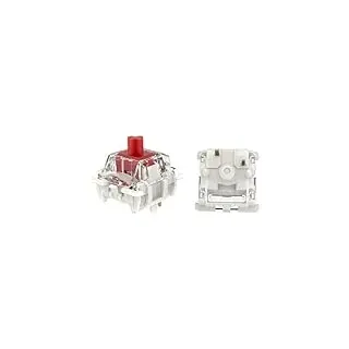 GUYEKS Gateron KS-9 Pro 3.0 rot vorgeschmierter 5-poliger Linearschalter, kompatibel mit MX mechanischen Keyboard-Schaltern (108 Stück, Pro Red 3.0 5-polig)