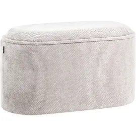Beliani Polsterbank Artas Grau 79 x 45 x 38 cm
