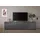 Stella Trading Santorin TV-Lowboard 226 x 55 x 40 cm Anthrazit Glas
