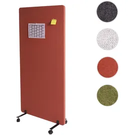 MCW Akustik-Trennwand MCW-G77 167 x 80 cm Braun
