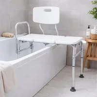 ABC home Duschstuhl Badezimmer verstellbare Höhe weiß