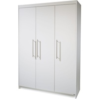 roba Kleiderschrank 'Maren', 3-türiger Drehtürenschrank, 190 x 131 x 52 cm, weiß